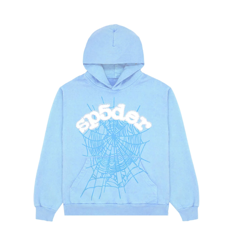 Bluza Sp5der Web Hoodie Sky Blue