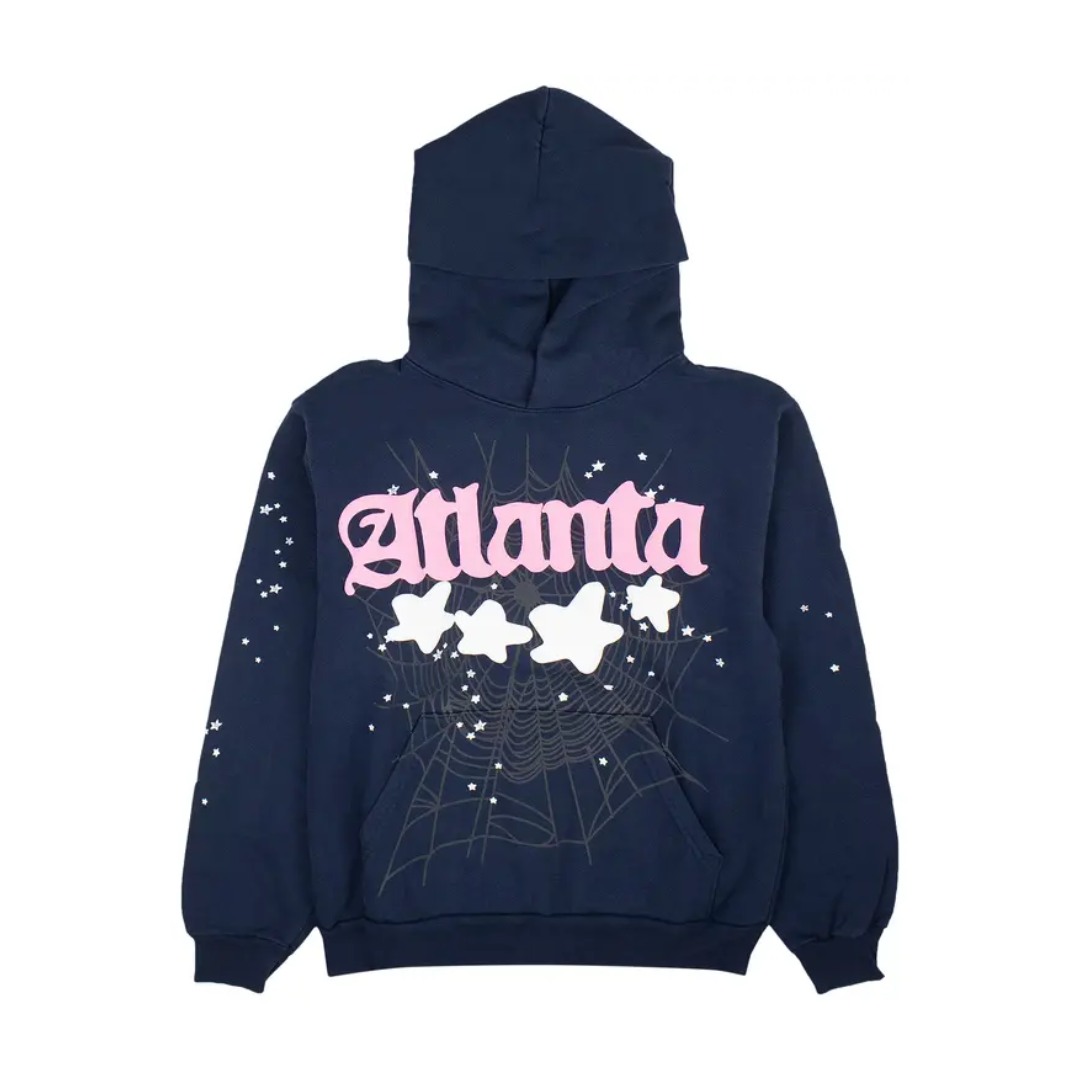 Bluza Sp5der Atlanta Hoodie 'Navy’