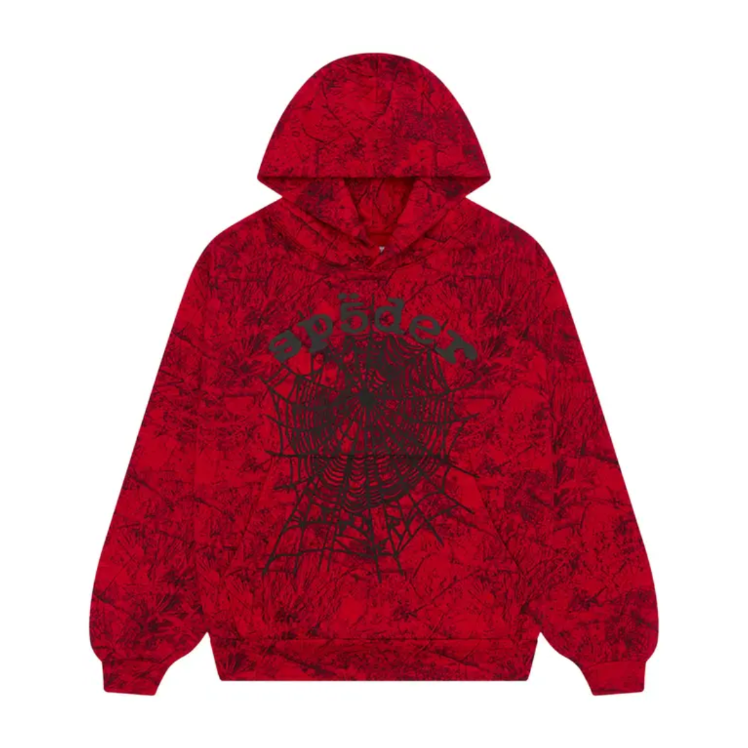Bluza Sp5der OG Tree Camo Hoodie 'Red’