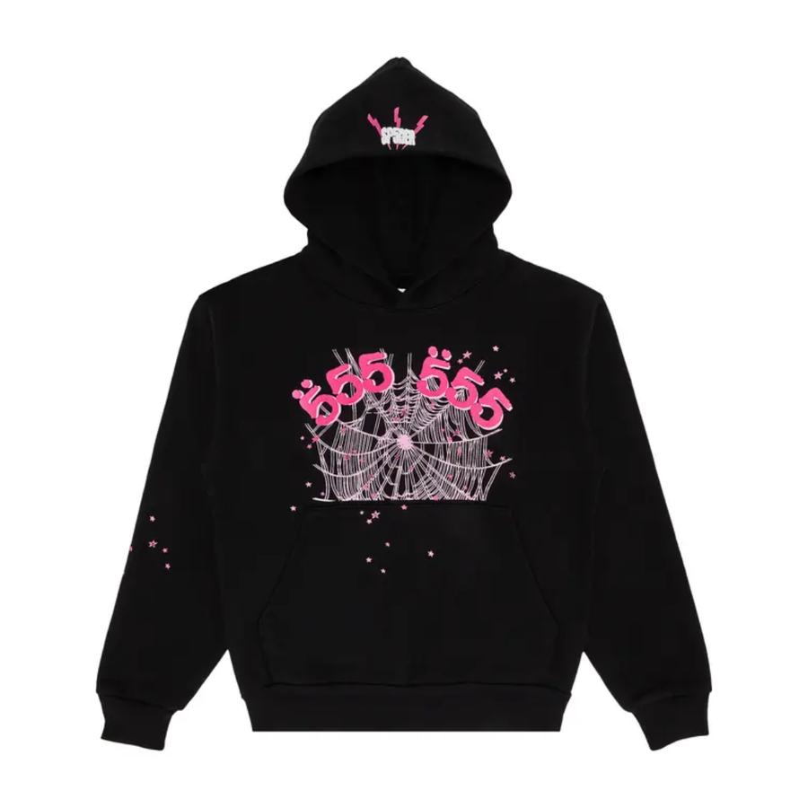 Bluza Sp5der Angel Number Hoodie 'Black’
