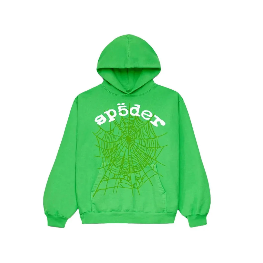 Sp5der Legacy Hoodie Green