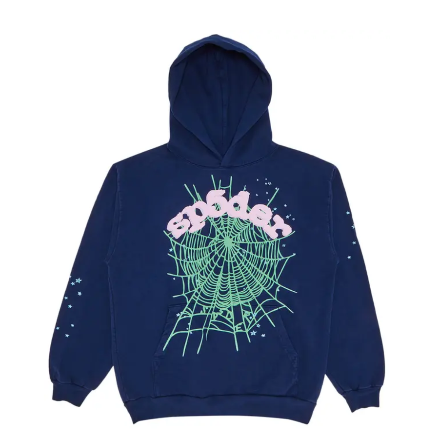 Bluza Sp5der OG Web Hoodie 'Navy’