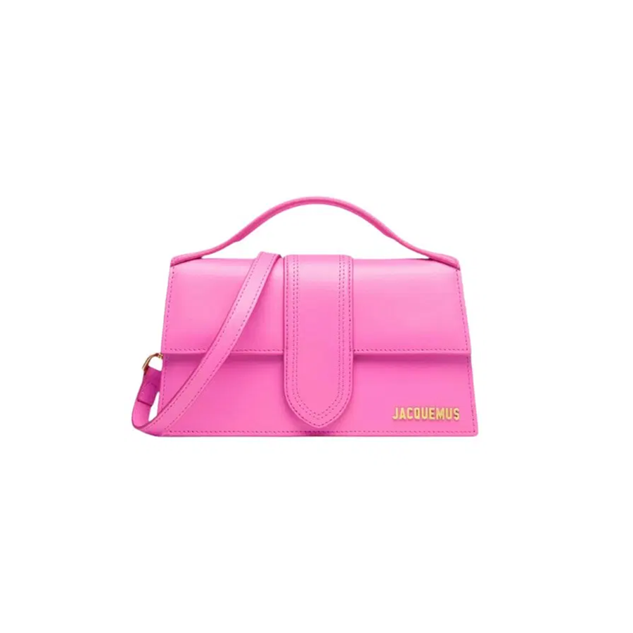 Jacquemus torebka The large Bambino Neo Pink