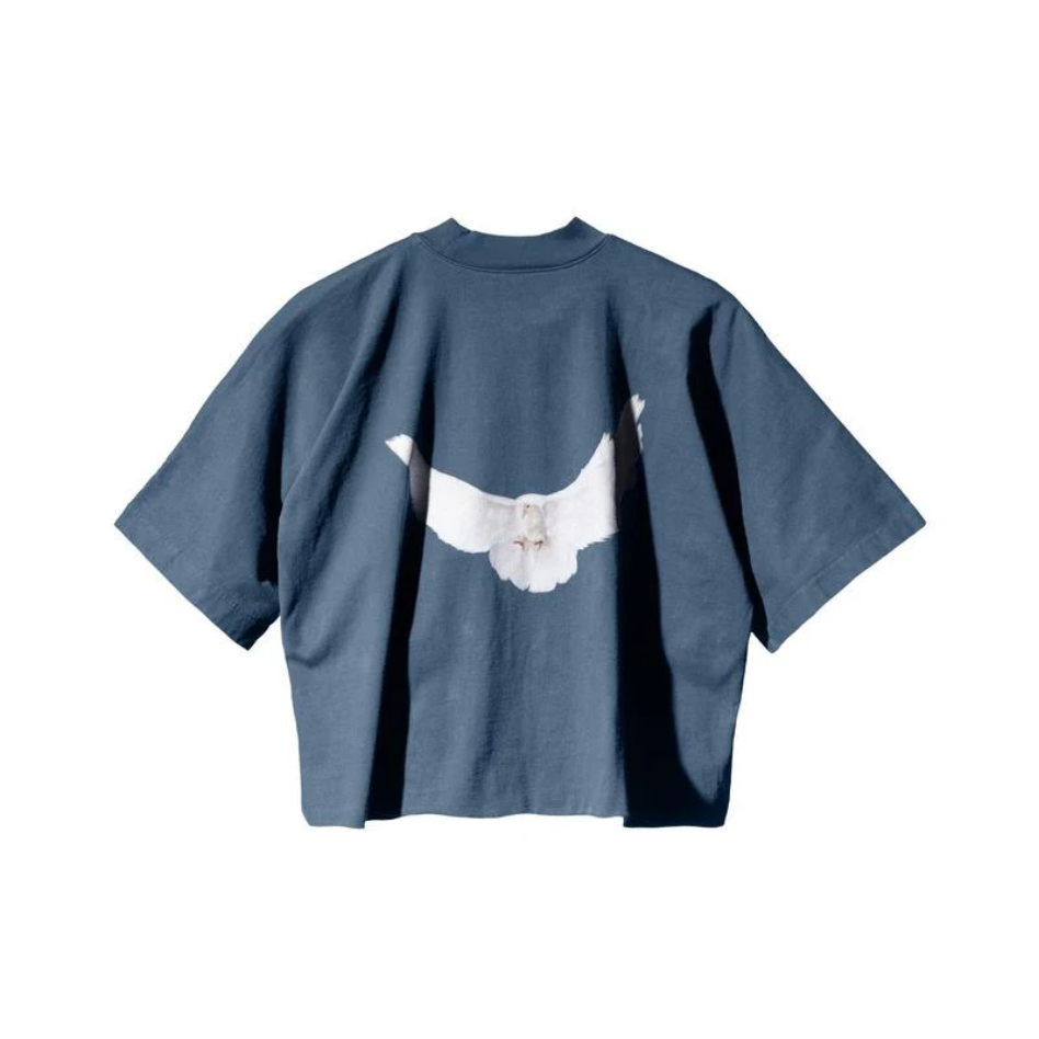 YeezyxGap engineered by Balenciaga Dove No Seam Tee Dark Blue